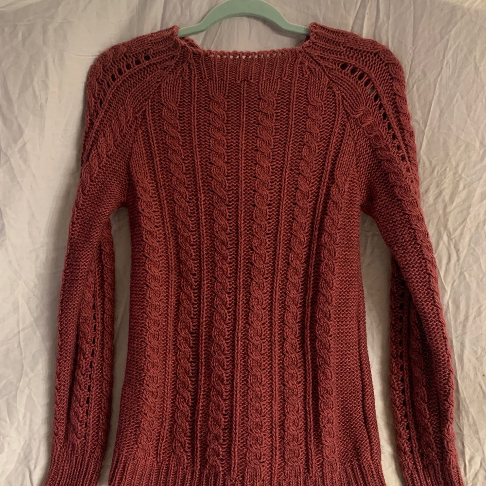 diana Red Knitted Sweater